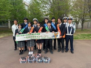 安全運動　集合